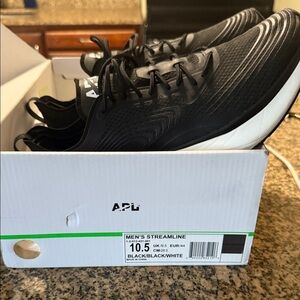 APL Men's Streamline Black and White Shoes